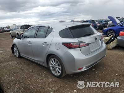 Drugie zdjęcie samochodu z przodu: 2012 LEXUS CT 200 VIN:JTHKD5BH7C2070020 - miniatura