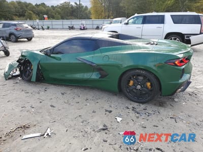 Drugie zdjęcie samochodu z przodu: 2021 CHEVROLET CORVETTE STINGRAY 3LT VIN:1G1YC3D40M5114851 - miniatura