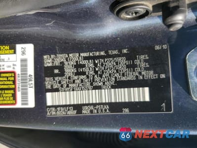 Zdjęcie 12 z 12 samochodu: 2010 TOYOTA TUNDRA CREWMAX LIMITED VIN:5TFHY5F1XAX152787 - miniatura