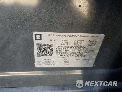 Zdjęcie 14 z 14 samochodu: 2019 CHEVROLET EQUINOX LT VIN:2GNAXJEV7K6267230 - miniatura