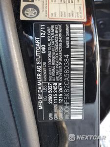 Zdjęcie 12 z 14 samochodu: 2012 MERCEDES-BENZ E 350 VIN:WDDHF5KB2CA580384 - miniatura