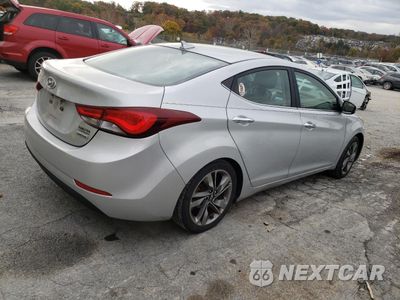 Trzecie zdjęcie samochodu z tyłu: 2014 HYUNDAI ELANTRA SE VIN:KMHDH4AE4EU034532 - miniatura