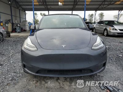 Piąte zdjęcie samochodu w środku: 2021 TESLA MODEL Y VIN:5YJYGDEE2MF065336 - miniatura