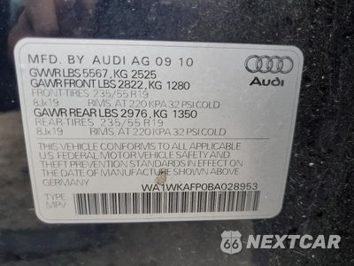 Zdjęcie 13 z 13 samochodu: 2011 AUDI Q5 PRESTIGE VIN:WA1WKAFP0BA028953 - miniatura