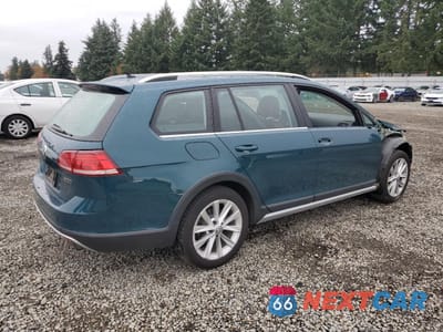 Trzecie zdjęcie samochodu z tyłu: 2019 VOLKSWAGEN GOLF ALLTRACK S VIN:3VWH17AU1KM516830 - miniatura