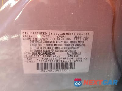 Zdjęcie 14 z 14 samochodu: 2023 NISSAN KICKS SV VIN:3N1CP5CV0PL525301 - miniatura