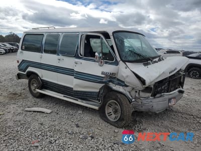 Czwarte zdjęcie samochodu z boku: 1990 DODGE RAM VAN B150 VIN:2B6FB11X9LK735511 - miniatura