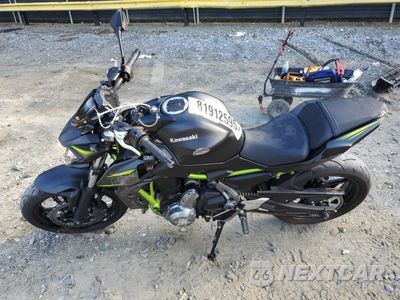 Trzecie zdjęcie samochodu z tyłu: 2019 KAWASAKI ER650 G VIN:JKAEREG16KDA03078 - miniatura