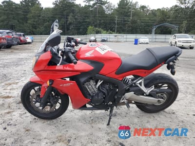 Trzecie zdjęcie samochodu z tyłu: 2014 HONDA CBR650 F VIN:MLHRC7407E5000277 - miniatura