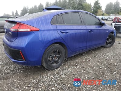 Trzecie zdjęcie samochodu z tyłu: 2019 HYUNDAI IONIQ BLUE VIN:KMHC65LC9KU179936 - miniatura