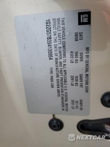 Zdjęcie 12 z 12 samochodu: 2009 PONTIAC G6 VIN:1G2ZG57B394130954 - miniatura