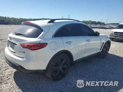 Trzecie zdjęcie samochodu z tyłu: 2015 INFINITI QX70 VIN:JN8CS1MU1FM381874 - miniatura