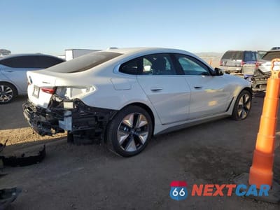 Trzecie zdjęcie samochodu z tyłu: 2024 BMW I4 EDRIVE 35 VIN:WBY43AW04RFS29537 - miniatura