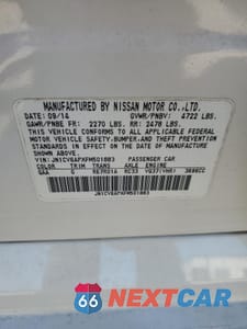 Zdjęcie 12 z 13 samochodu: 2015 INFINITI Q40 VIN:JN1CV6APXFM501883 - miniatura