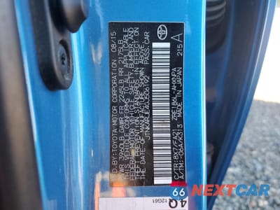 Zdjęcie 12 z 14 samochodu: 2016 TOYOTA SCION IM VIN:JTNKARJE4GJ506192 - miniatura