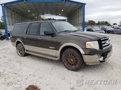 Czwarte zdjęcie samochodu z boku: 2008 FORD EXPEDITION EL EDDIE BAUER VIN:1FMFK18548LA13379 - miniatura