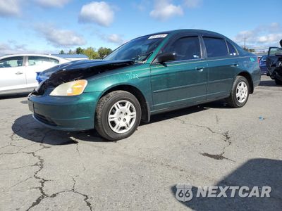 2002 HONDA CIVIC LX 1HGES16552L072856 - główne zdjęcie licytacji z USA - miniatura