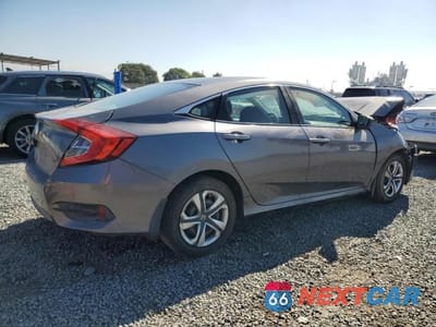 Trzecie zdjęcie samochodu z tyłu: 2017 HONDA CIVIC LX VIN:19XFC2E52HE047390 - miniatura