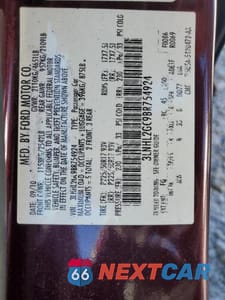 Zdjęcie 12 z 12 samochodu: 2011 LINCOLN MKZ VIN:3LNHL2GC9BR754924 - miniatura