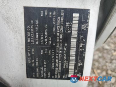Zdjęcie 13 z 13 samochodu: 2012 FORD TRANSIT CONNECT XL VIN:NM0LS7CN5CT097719 - miniatura