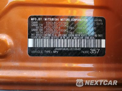 Zdjęcie 12 z 12 samochodu: 2020 MITSUBISHI OUTLANDER SPORT ES VIN:JA4AR3AU8LU010649 - miniatura
