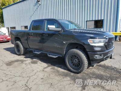 Czwarte zdjęcie samochodu z boku: 2021 RAM 1500 BIG HORN/LONE STAR VIN:1C6SRFMT1MN663244 - miniatura
