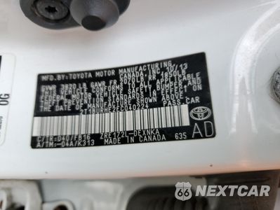 Zdjęcie 13 z 13 samochodu: 2014 TOYOTA COROLLA L VIN:2T1BURHE2EC040224 - miniatura