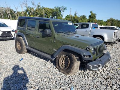 Czwarte zdjęcie samochodu z boku: 2020 JEEP WRANGLER UNLIMITED SPORT VIN:1C4HJXDN7LW329603 - miniatura
