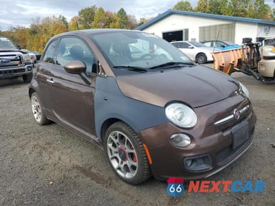 Czwarte zdjęcie samochodu z boku: 2014 FIAT 500 SPORT VIN:3C3CFFBR7ET184927 - miniatura
