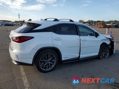 Trzecie zdjęcie samochodu z tyłu: 2019 LEXUS RX 450H BASE VIN:2T2BGMCA6KC035646 - miniatura