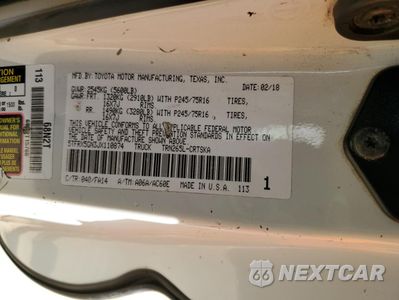 Zdjęcie 13 z 16 samochodu: 2018 TOYOTA TACOMA ACCESS CAB VIN:5TFRX5GN3JX110874 - miniatura