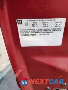 Zdjęcie 12 z 12 samochodu: 2004 PONTIAC GRAND PRIX GT2 VIN:2G2WS522541104806 - miniatura