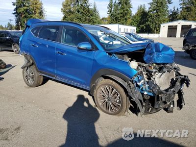 Czwarte zdjęcie samochodu z boku: 2020 HYUNDAI TUCSON LIMITED VIN:KM8J3CAL7LU247837 - miniatura