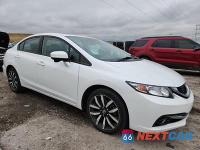 Czwarte zdjęcie samochodu z boku: 2015 HONDA CIVIC EXL VIN:19XFB2F94FE034299 - miniatura