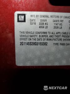 Zdjęcie 12 z 12 samochodu: 2016 CHEVROLET IMPALA LTZ VIN:2G1145S38G9169382 - miniatura