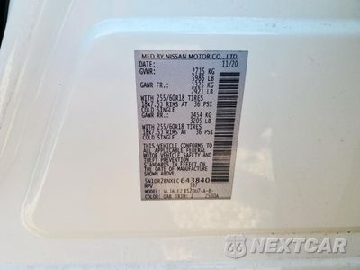 Zdjęcie 13 z 16 samochodu: 2020 NISSAN PATHFINDER SV VIN:5N1DR2BNXLC643840 - miniatura