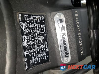 Zdjęcie 9 z 10 samochodu: 2018 KAWASAKI ZX1000 R VIN:JKAZXCR10JA007083 - miniatura