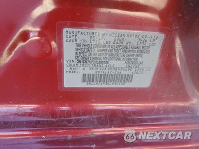 Zdjęcie 13 z 13 samochodu: 2017 NISSAN VERSA S VIN:3N1CN7AP3HL890188 - miniatura