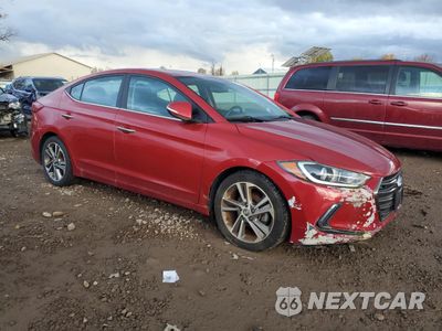 Czwarte zdjęcie samochodu z boku: 2017 HYUNDAI ELANTRA SE VIN:5NPD84LF2HH015860 - miniatura