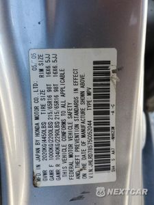 Zdjęcie 14 z 14 samochodu: 2005 HONDA CR-V LX VIN:JHLRD78575C052044 - miniatura
