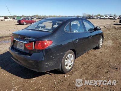 Trzecie zdjęcie samochodu z tyłu: 2010 HYUNDAI ELANTRA BLUE VIN:KMHDU4AD2AU855819 - miniatura