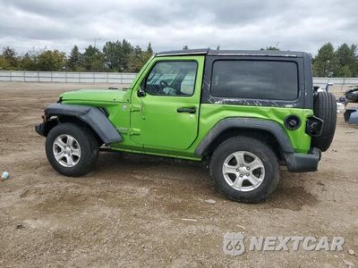 Drugie zdjęcie samochodu z przodu: 2019 JEEP WRANGLER SPORT VIN:1C4GJXAG0KW563310 - miniatura