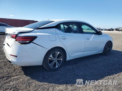Trzecie zdjęcie samochodu z tyłu: 2021 NISSAN SENTRA SV VIN:3N1AB8CV2MY254540 - miniatura