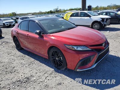Czwarte zdjęcie samochodu z boku: 2021 TOYOTA CAMRY XSE VIN:4T1K61AK5MU467776 - miniatura