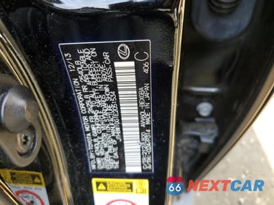 Zdjęcie 12 z 14 samochodu: 2014 LEXUS ES 300H VIN:JTHBW1GG1E2051534 - miniatura