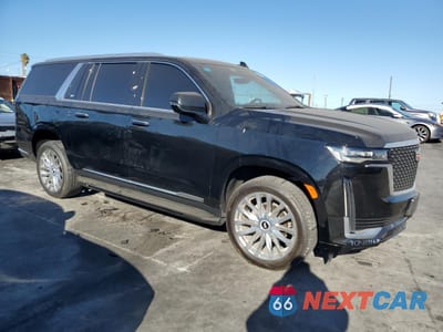 Czwarte zdjęcie samochodu z boku: 2021 CADILLAC ESCALADE ESV PREMIUM LUXURY VIN:1GYS4KKL2MR411850 - miniatura