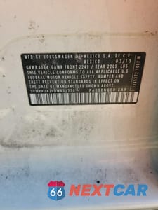 Zdjęcie 12 z 12 samochodu: 2013 VOLKSWAGEN JETTA S VIN:3VWPP7AJ0DM673770 - miniatura