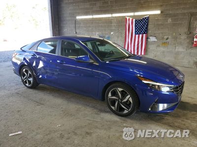 Czwarte zdjęcie samochodu z boku: 2021 HYUNDAI ELANTRA SEL VIN:5NPLN4AG6MH020554 - miniatura