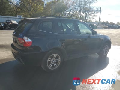 Trzecie zdjęcie samochodu z tyłu: 2006 BMW X3 3.0I VIN:WBXPA93456WD29870 - miniatura