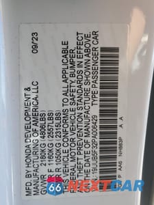 Zdjęcie 12 z 14 samochodu: 2023 ACURA TLX VIN:19UUB5F32PA006429 - miniatura